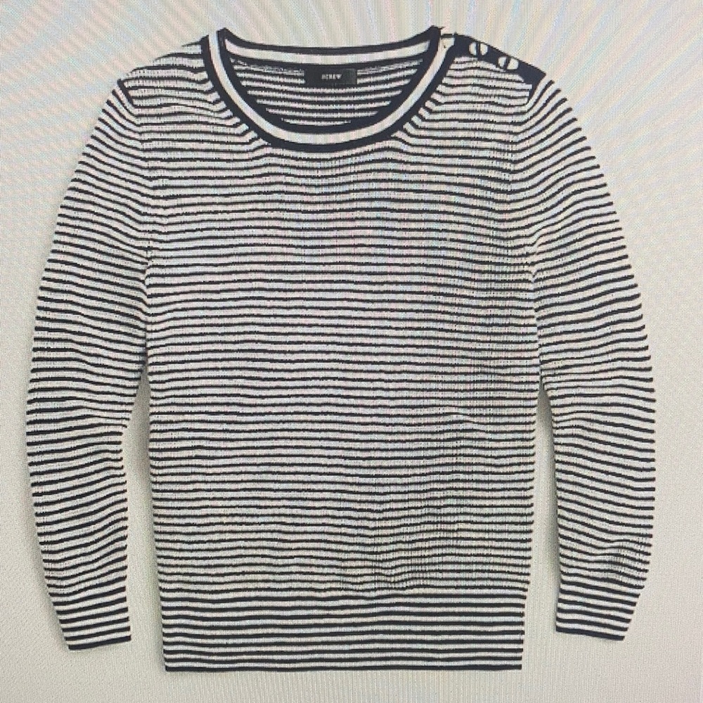 Striped J. Crew Sweater